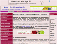 Tablet Screenshot of amaryllis-liebhaber.de